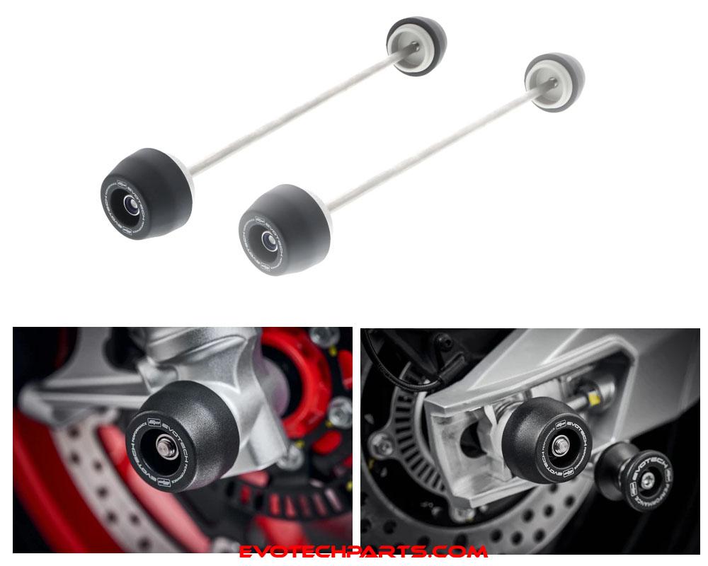Aprilia Tuono 660 / RS 660 ab 2021 Achsprotektorenkit von Evotech Performance